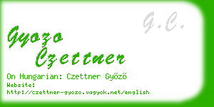gyozo czettner business card